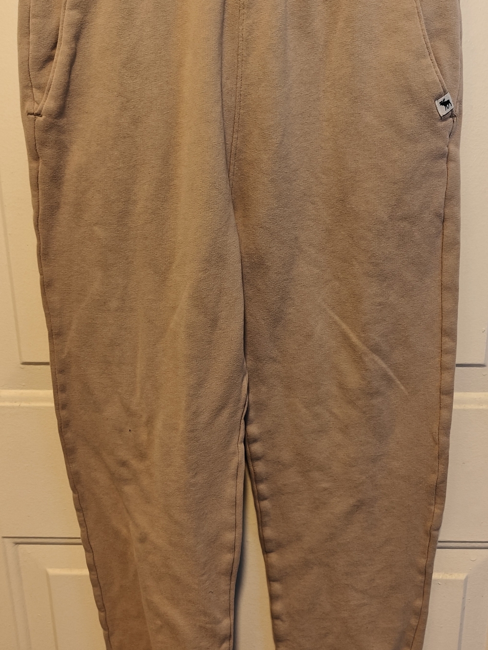 abercrombie kids Tan Sweat Joggers